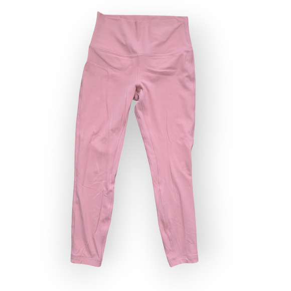 Lululemon Align High Rise Pink Puff Activewear Buttery Leggings Women Sz 8 - Picture 10 of 14